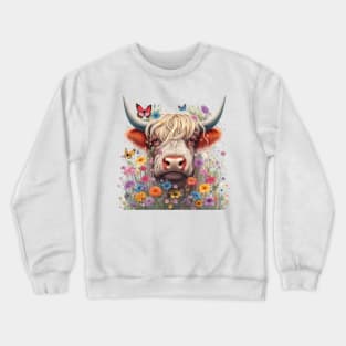 Highland Cow Crewneck Sweatshirt